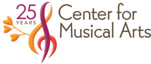 Center for Musical Arts Special 25 Years Logo