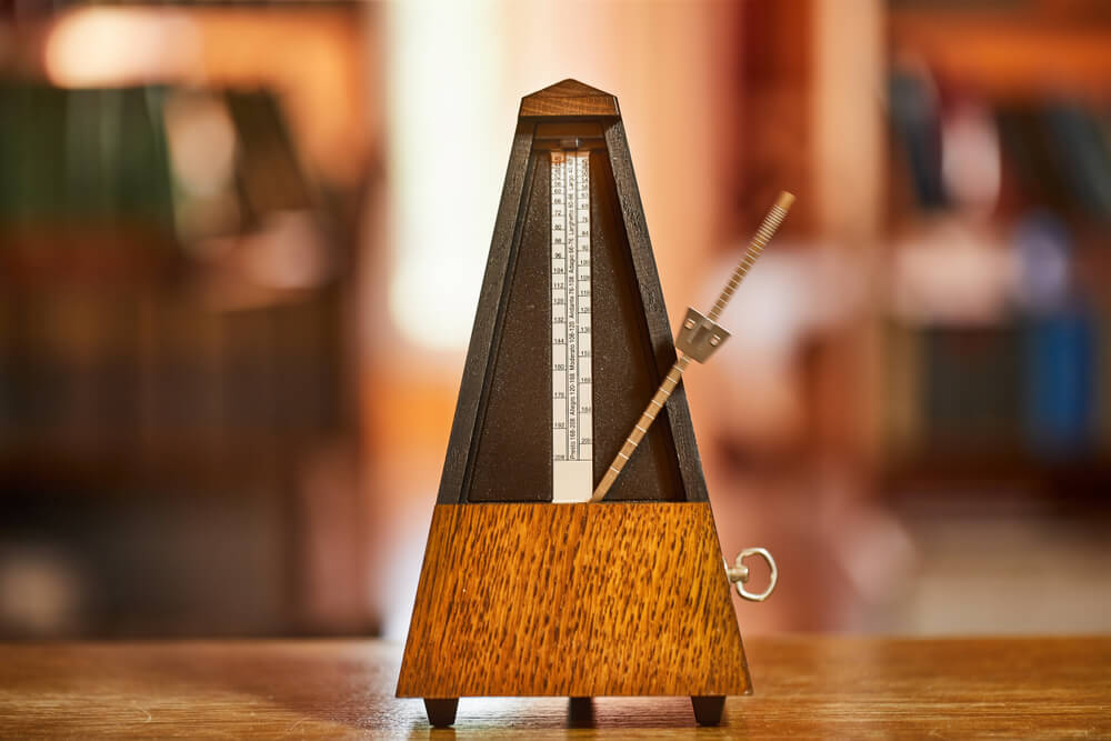 Metronome for oboe lessons